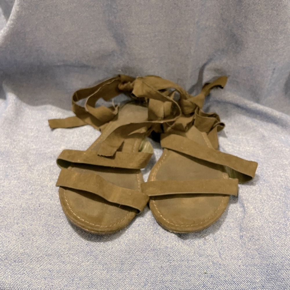 Boho Ankle Tie Sandals
